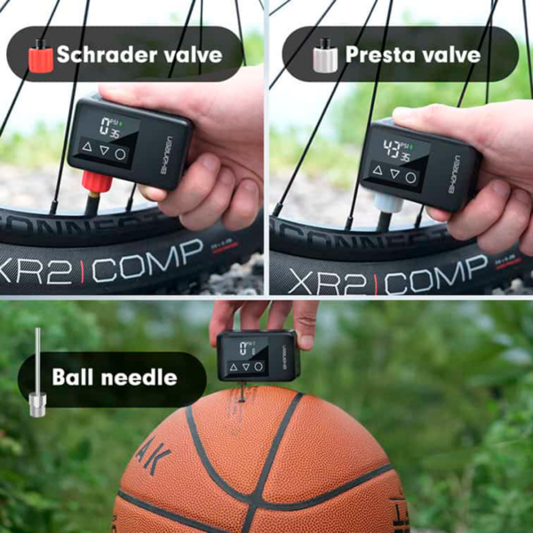 Shanren genopladelig cykelpumpe BL10