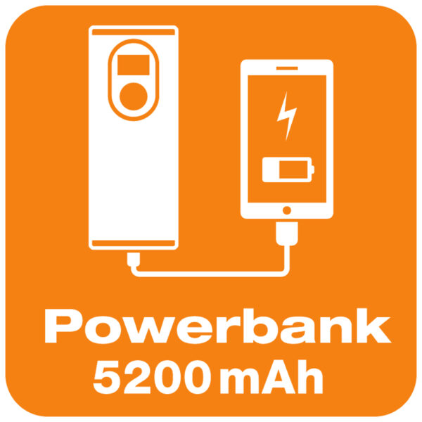 Powerbank 5200mAh LUFTPUMPE - OSRAM MINI-LUFTKOMPRESSOR