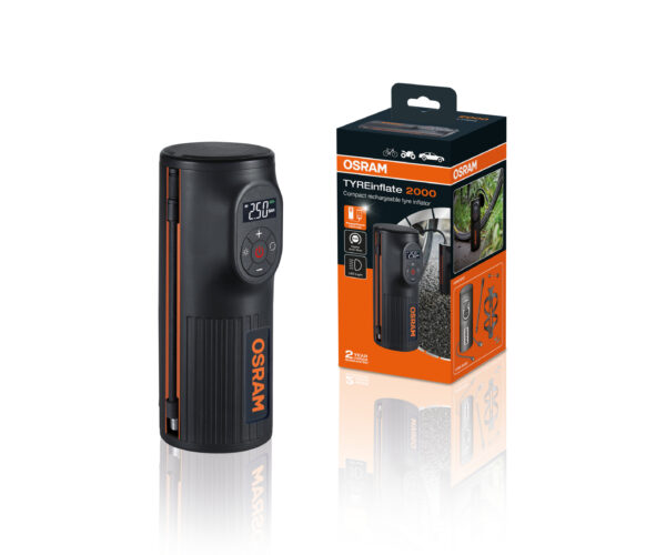 TYREinflate OTIR2000 LUFTPUMPE - OSRAM MINI-LUFTKOMPRESSOR